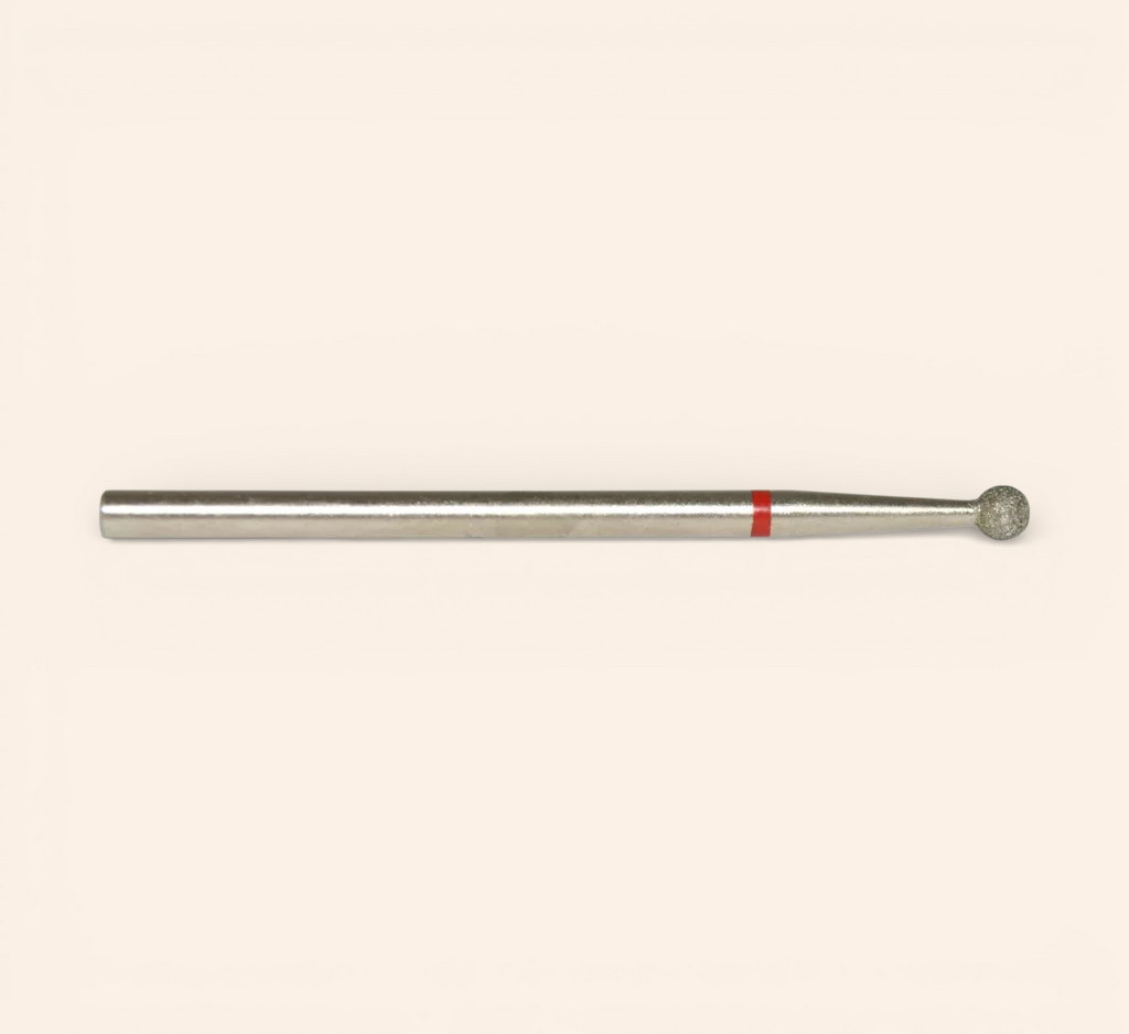 Frez diamentowy kulka czerwona