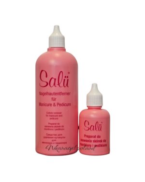 salu zestaw 250+50 a bottle and a bottle of liquid