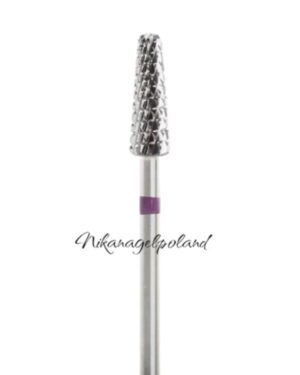 Frez karbidowy stożek fioletowy