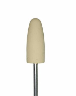 Frez silikonowy do polerowania beżowy zaokrąglony