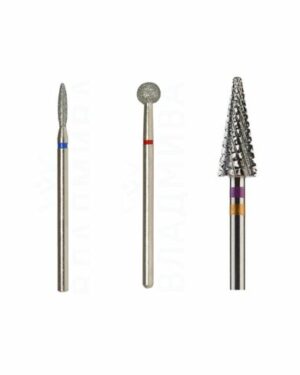 Zestaw frezów średni 3 szt. dla leworęcznych