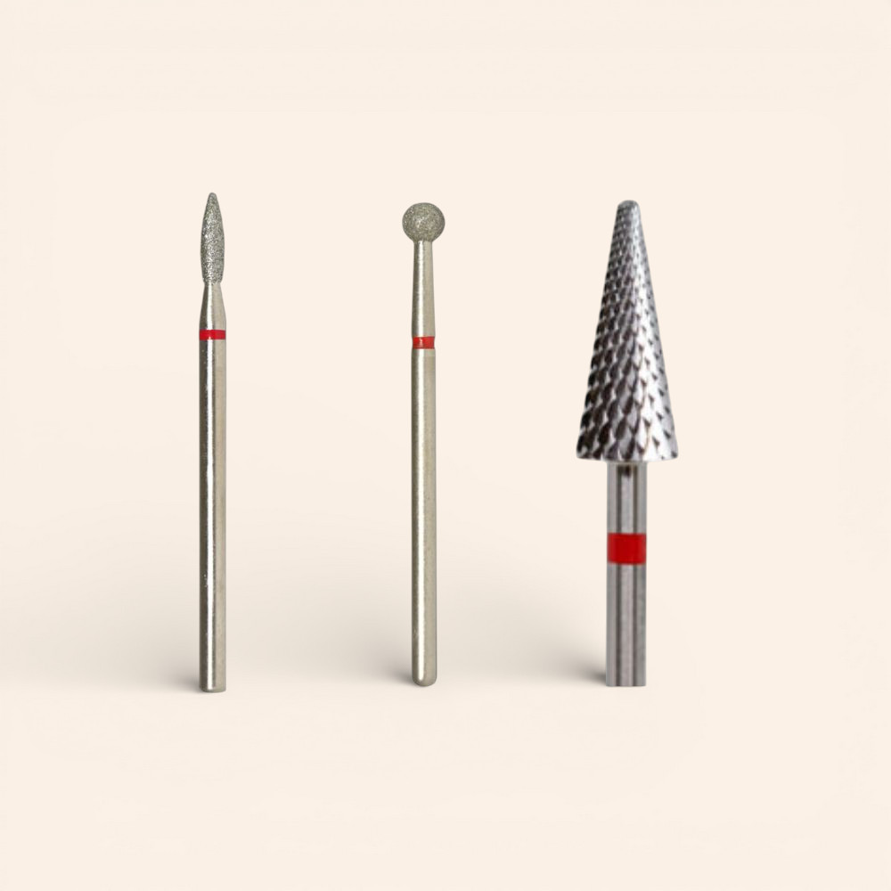 Zestaw frezów 3 szt. delikatny Zestaw frezów 3 szt. delikatny