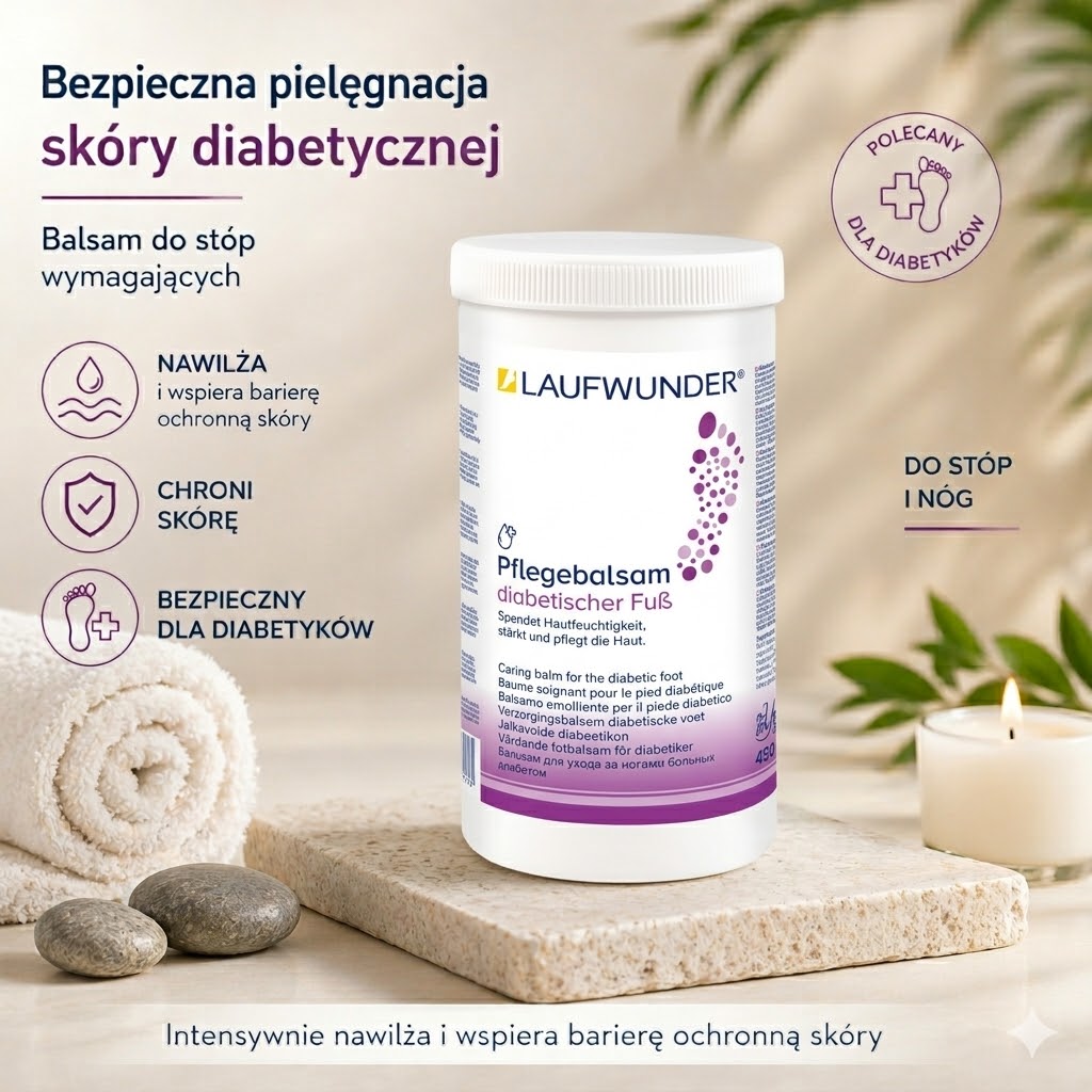 Pflegebalsam Krem dla stopy cukrzycowej 450 ml Laufwunder Pflegebalsam Krem dla stopy cukrzycowej 450 ml Laufwunder