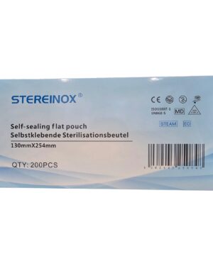 Torebka do sterylizacji samoprzylepna płaska do autoklawu STEREINOX 130x254 mm