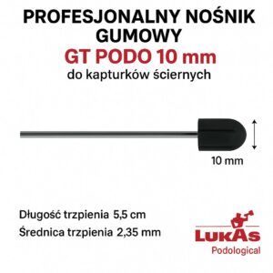 Nośnik gumowy LUKAS GT PODO 10 mm Trzpień do kapturków