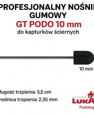 Nośnik gumowy LUKAS GT PODO 10 mm Trzpień do kapturków