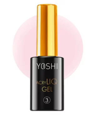 AcryLIQ GEL No3 – płynny akrylożel naturalny róż