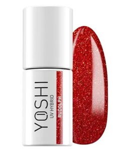 świąteczne zdobienie paznokci - lakier Rudolph