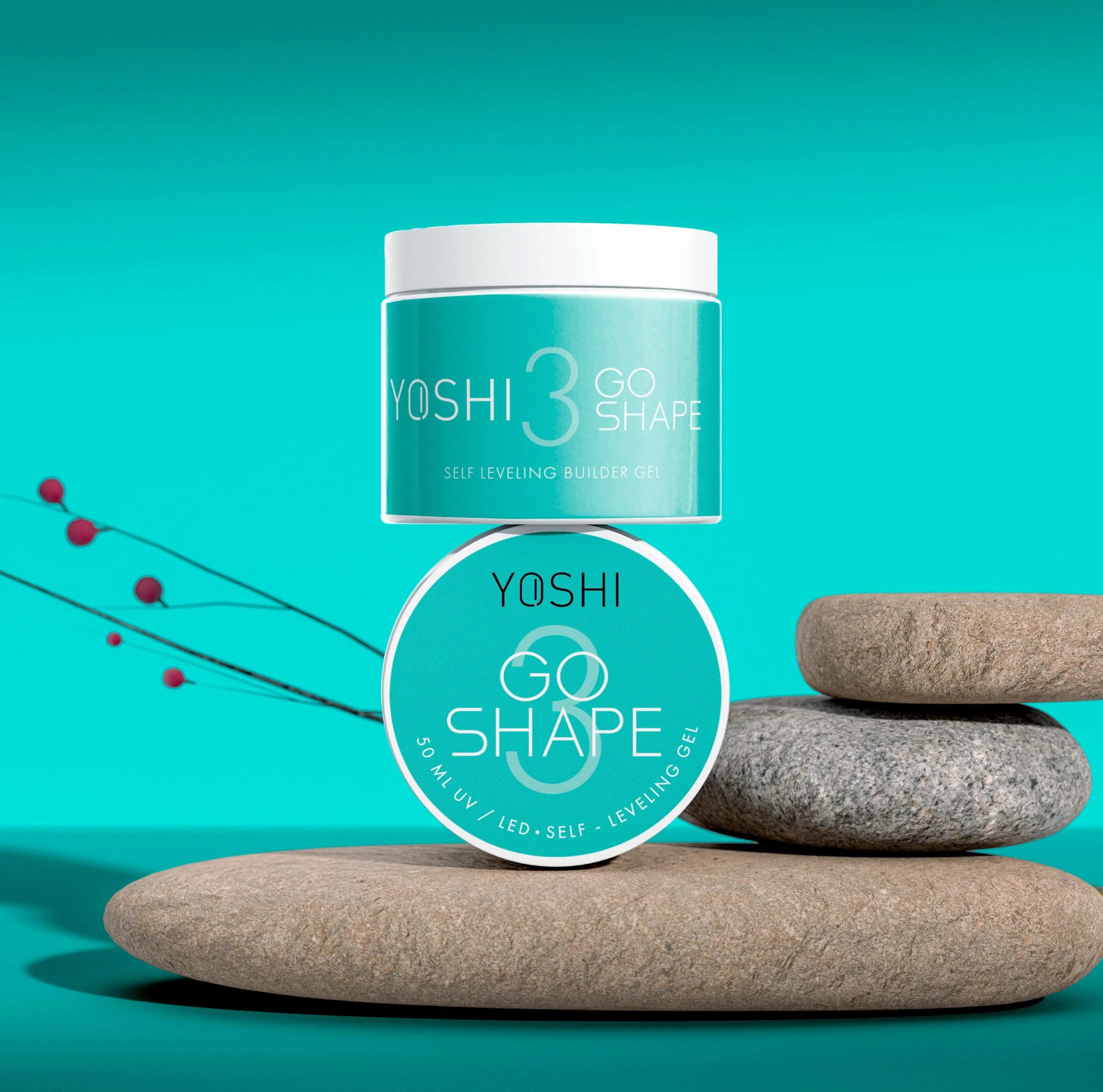 Żel Samopoziomujący GO SHAPE UV LED GEL No3 50ml YOSHI Żel Samopoziomujący GO SHAPE UV LED GEL No3 50ml YOSHI - obrazek 5