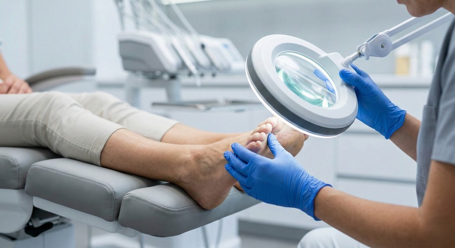 Wstydliwe stopy - przyczyny, mechanizmy i skuteczne postępowanie w gabinecie podologicznym Część II. Najczęstsze problemy i metody pracy podologa wstydliwe stopy 22