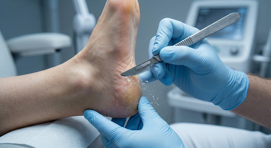 Wstydliwe stopy - przyczyny, mechanizmy i skuteczne postępowanie w gabinecie podologicznym Część II. Najczęstsze problemy i metody pracy podologa wstydliwe stopy 24