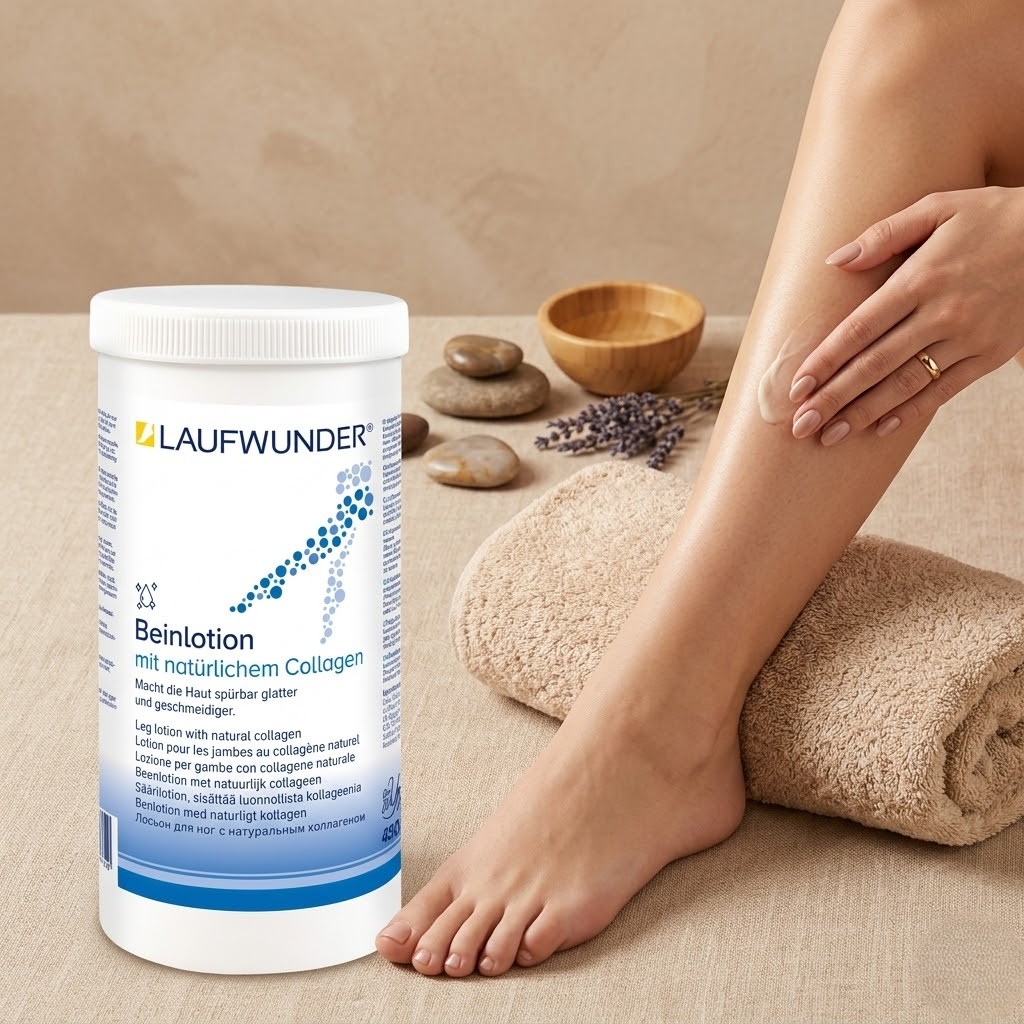 Lotion do stóp i nóg z kolagenem Beinelotion Laufwunder 450 ml (puszka) lotion do stóp z kolagenem Laufwunder 450 ml